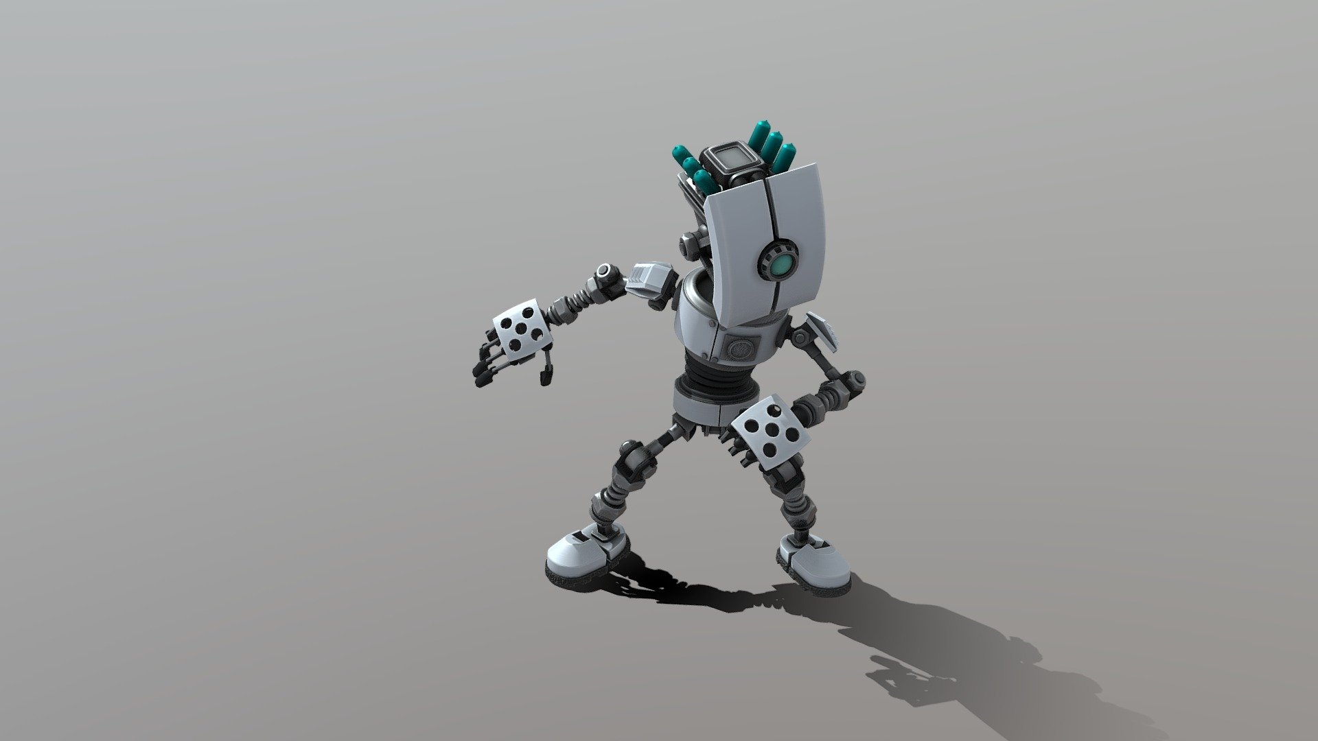 Its a robot from 3d coat Im using to test textures - Robot Test - 3D model by MaxNC 3d model