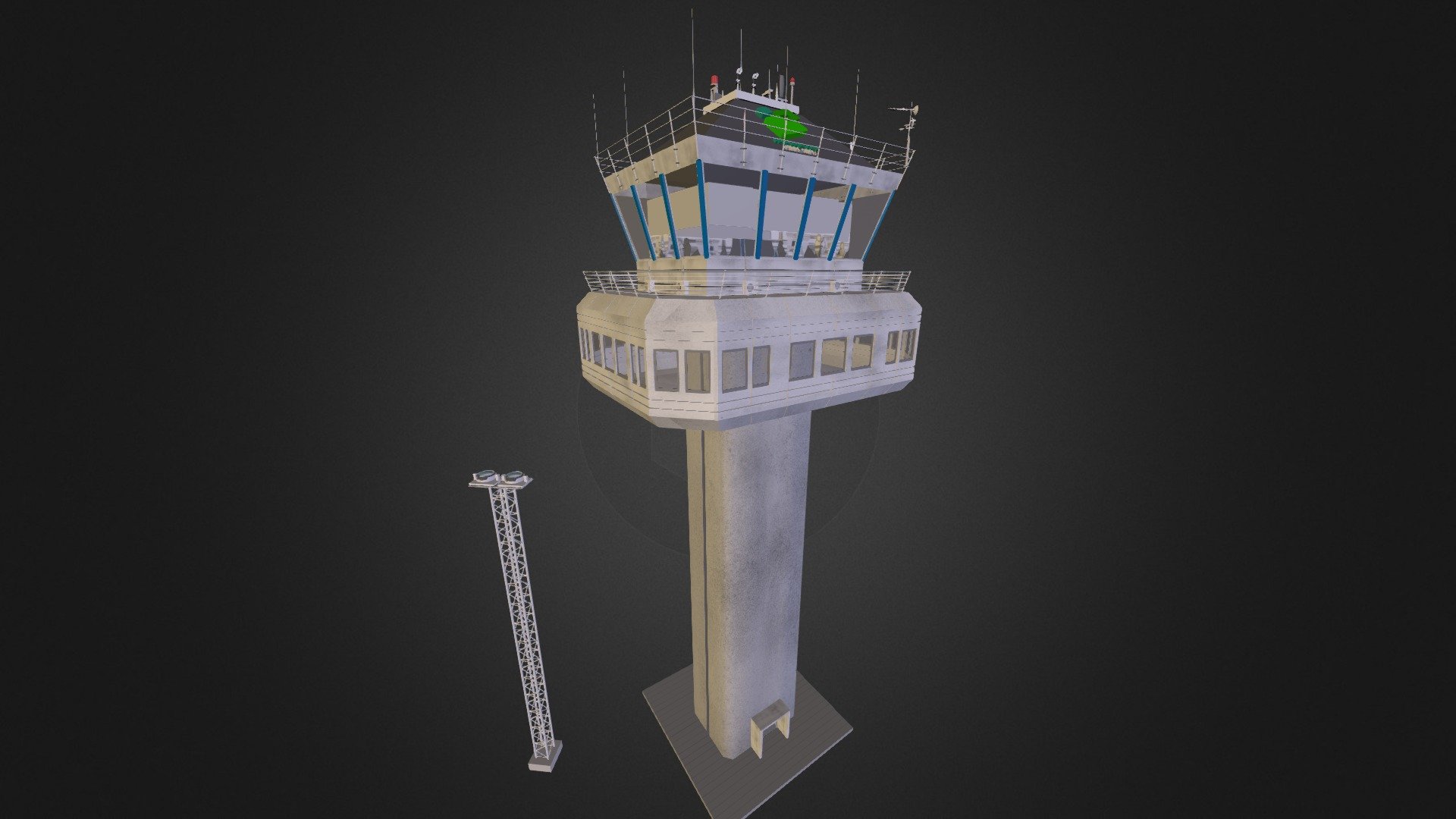 ATC_TOWER - 3D model by tryban 3d model