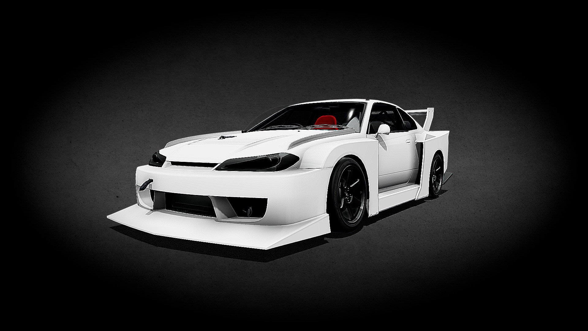 The widebody wizards at Liberty Walk have done it again, and this time the subject is the S15 Nissan Silvia. Called the LB-Super Silhouette S15, the name is fitting, as it’s a direct callback to the Nichira Silvia Group 5 race car of the 1980s. Now, it’s aura has been resurrected as a monster drift machine.The original Nichira Silvia was driven by Kazuyoshi Hoshino, one of the three famed Nissan Super Silhouette race cars of the 80s. Along with its comrades, the red and black DR30 Skyline and Coca-Cola Bluebird, these cars inspired a generation of kaido racers with their angular aero kits and massive wings. Wataru Kato of Liberty Walk was very much of this generation, and he’s already paid tribute to the Skyline with a widebody kit for the R34 Skyline GT-R.There’s lineage in the LB S15, as the original Nichira racer was based on an S110 Silvia. When the S12 Silvia debuted, Nissan rebodied the race car with an S12 face 3d model