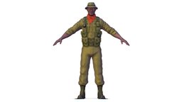 High Poly Black Man Soldier Green Armor body, armor, armour, assassin, armored, vest, bulletproof, warrior, fighter, soldier, people, hunter, army, security, killer, pants, armory, boots, unit, important, personage, belt, men, glove, solder, mercenary, bald, nato, trousers, knight-armor, menswear, khaki, blackman, character, man, military, cup, male, person, "guy", "bodyarmor", "bulletproofvest"
