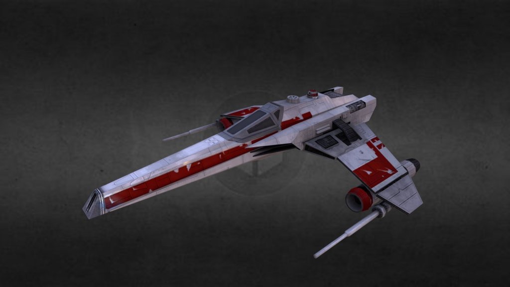Just my take on a New Republic E-wing Starfighter 3d model
