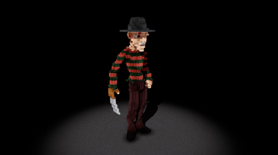 Made with MagicaVoxel 3d model