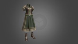 Apron Peasant Dress 