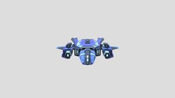 Spaceship Defender 02 fighting, substancepainter, substance, sci-fi, ship, space, spaceship