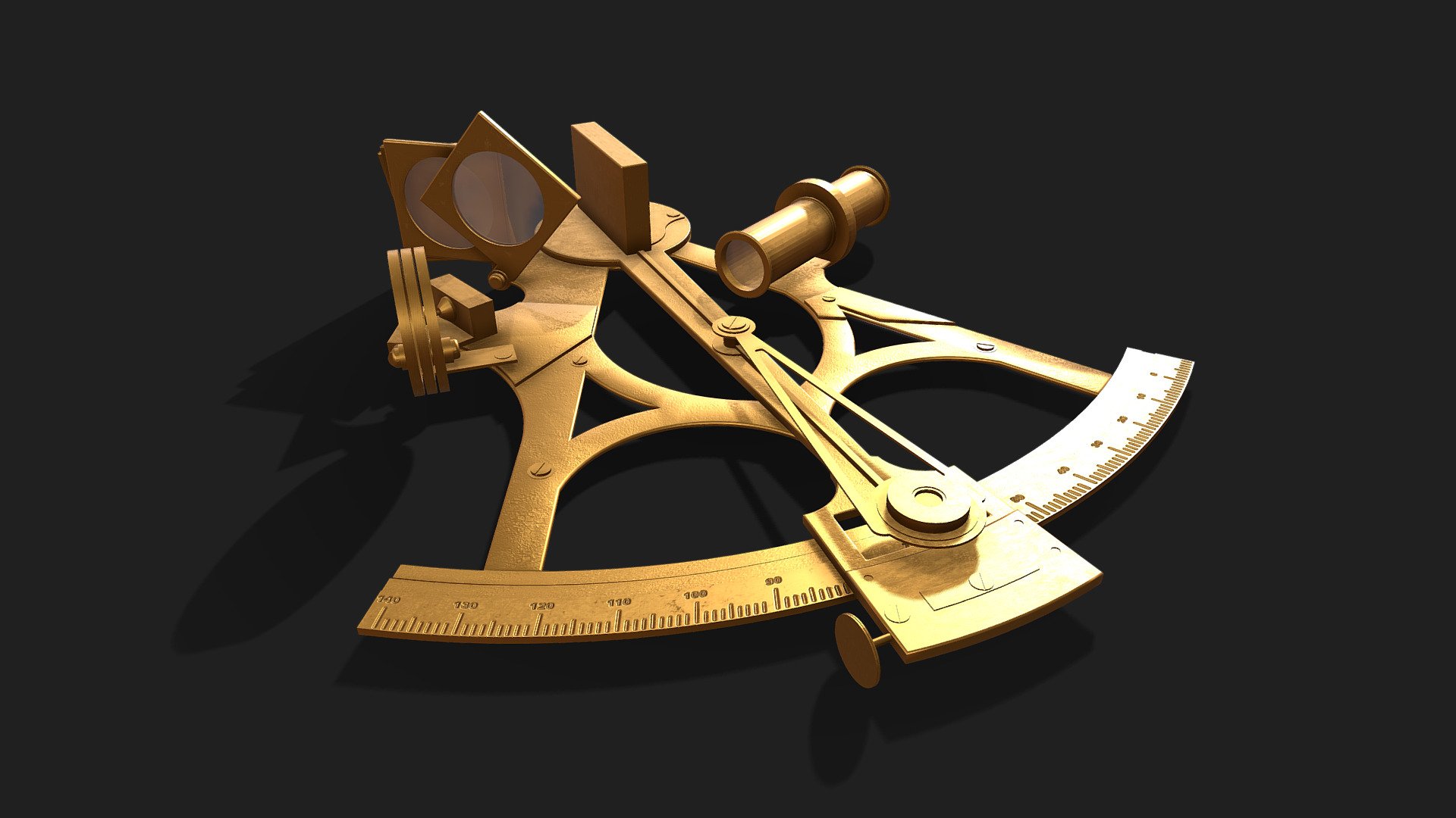 Sextant 3d model

Geometry: Polygon T
extures: Yes 
Materials: Yes 
Rigged: No 
Animated: No 
UV Mapped: Yes - Sextant - 3D model by Farnem (@skiffffx) 3d model