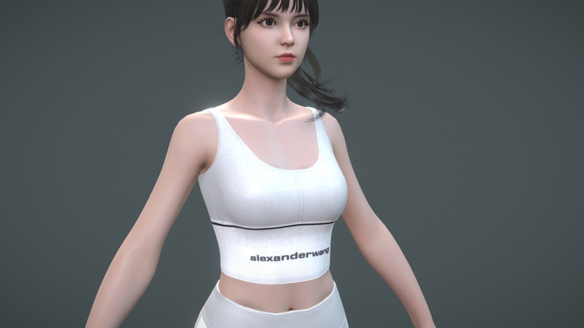 Female Character Fitness yoga sport suit game assets

There are 8 UVs in total: Face 4096, Body 4096 Eyes 1024 Eyebrows 2048 Eyelashes top 2048 pants 2048  Shoes 4096.

The skin uses the Specular pbr texture , and the equipment part uses the metalness pbr texture .

The compressed package contains the maya file, the FBX file, the dea file,the obj fileand all the texture files.

The skin part covered by the body is intact, the model is not deleted.

Hope you like my work~Thank you ,have a nice day.

If you need  Highpoly female base mesh please visit:https://sketchfab.com/3d-models/realistic-3-characters-man-woman-child-highpoly-0c51abd24b4342c292e891730a907459 - Fitness yoga sportwear suit game assets - Buy Royalty Free 3D model by Vincent Page (@vincentpage) 3d model