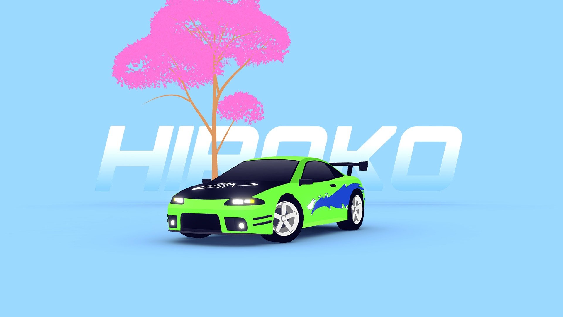 3rd party notice: This model includes a tree made by Aki called Stylized Tree.

This is &ldquo;Hiroko