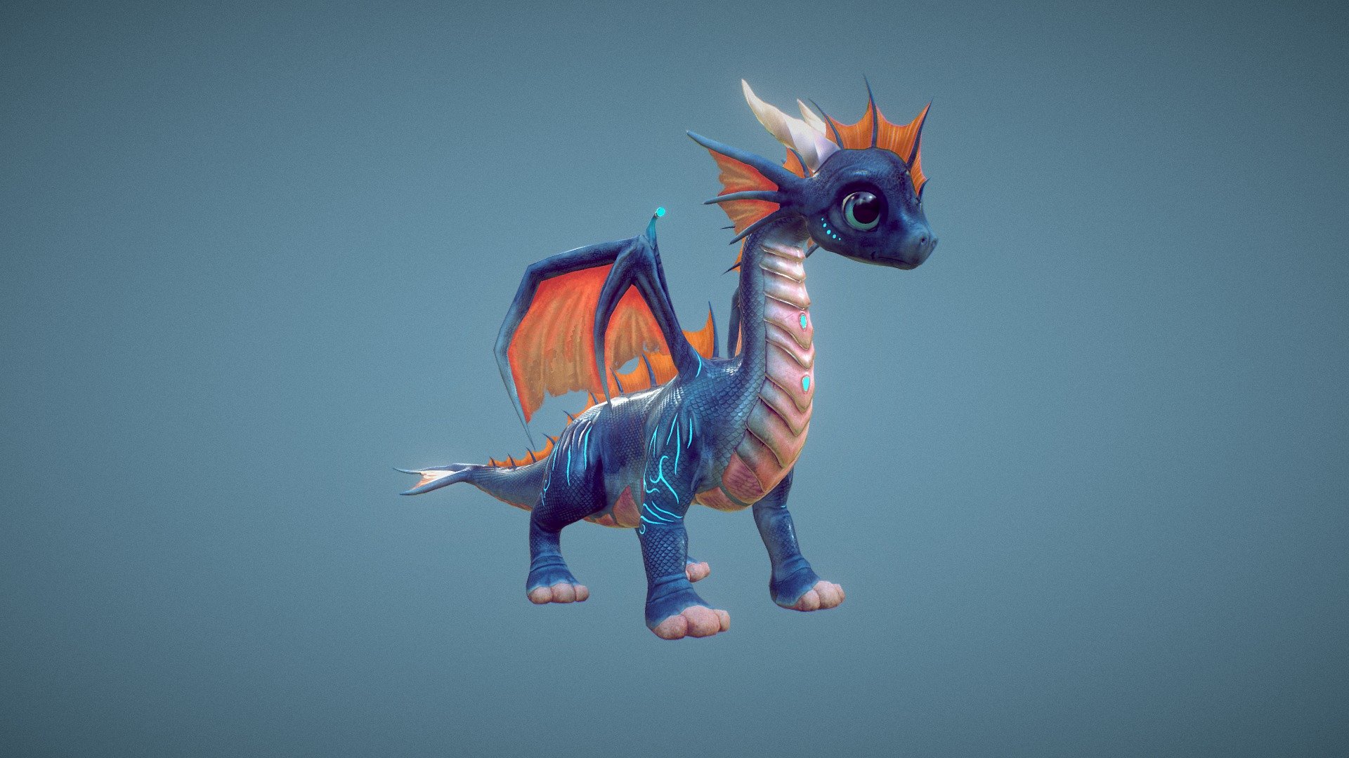 Realistic Update for the little Dragons Sea

Find it on the Asset Store http://bit.ly/LDragoS

See it here in action: https://www.youtube.com/watch?v=Zjd9QG2oZuw

They come with +100 AAA Animations

It includes character controller, and an animator component but you can always create your own or modify the existing one.

This controller includes these Logic’s:




Locomotion

Terrain

Fall

Jump

Fly

Swim

UnderWater

Attack (Melee &amp; Fire)

ADDITIONAL LICENSE

The following custom license applies to this asset in addition to the EULA.

END USER will be prohibited from using the asset license for the following products:




Creation &amp; Trading of Non-Fungible-Tokens (NFT) and/or use in Blockchain-based projects or products.

Creation of content for Metaverse related and/or Game creation software and products.

3D printing for commercial use.

Remix, transform or build upon the material, and re-sell the modified material.
 - Little Dragons: Sea Realistic - Buy Royalty Free 3D model by Malbers Animations (@malbers.shark87) 3d model
