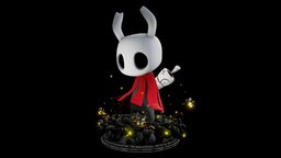 Hollow Knight / Fan Art insect, fanart, shadow, videogame, hollow, original, glow, emission, hollowknight, substancepainter, character, cartoon, game, 3d, photoshop, 3dsmax, art, texture, lowpoly, gameart, poly, design, zbrush, fantasy, dark, knight