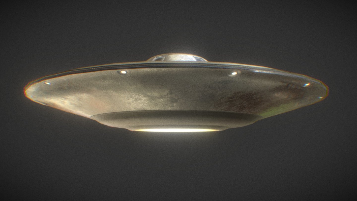 PBR UFO for a project - UFO - 3D model by wasdstudio 3d model