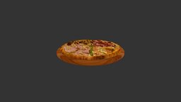 Піца Чотири сезона (Fifth_lemon_pizza) photoscanning, 3dmodel