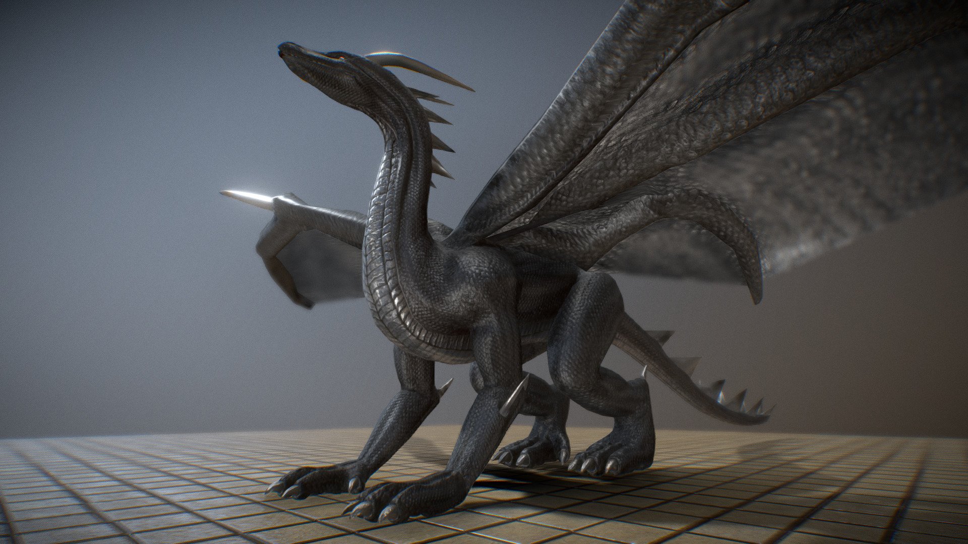 Here is my black dragon design with Idle animation.
I modeled, textured and rigged this dragon in Blender 2013.


Test in Unity3d

Here are some cool projects where this dragon has found a use

breathing fire teaser by Blue Wolf Cinema

Dragon Slayer:Reign of Fire by Apps by ThoughtShastra

ARKit Dragon in the Backyard  by Scott Finkelstein



Downloads:




Google-Drive

Blendswap

TF3dm

ShareCG

Test in Cloud Party - Black Dragon with Idle Animation - Download Free 3D model by 3DHaupt (@dennish2010) 3d model