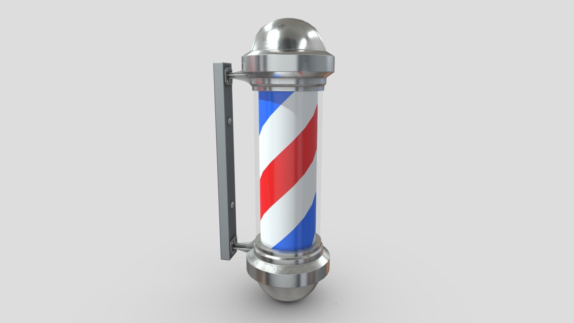 Barber Pole 3D Model by ChakkitPP.




This model was developed in Blender 2.90.1

Unwrapped Non-overlapping and UV Mapping

Beveled Smooth Edges, No Subdivision modifier.


No Plugins used.




High Quality 3D Model.



High Resolution Textures.

Polygons 2968 / Vertices 3264

Textures Detail :




2K PBR textures : Base Color / Height / Metallic / Normal / Roughness / AO / Opacity

File Includes : 




fbx, obj / mtl, stl, blend
 - Barber Pole - Buy Royalty Free 3D model by ChakkitPP 3d model