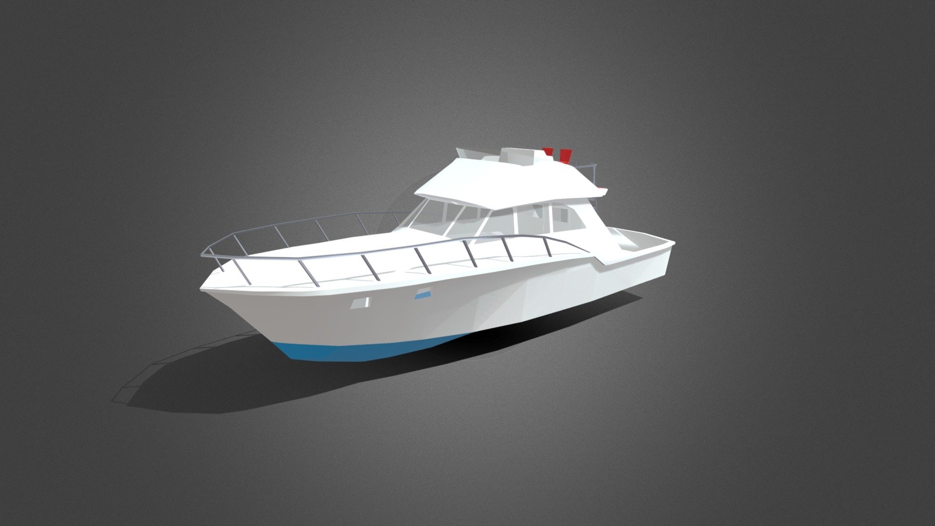 Yacht 3d model - Yacht - Buy Royalty Free 3D model by 3DDomino 3d model