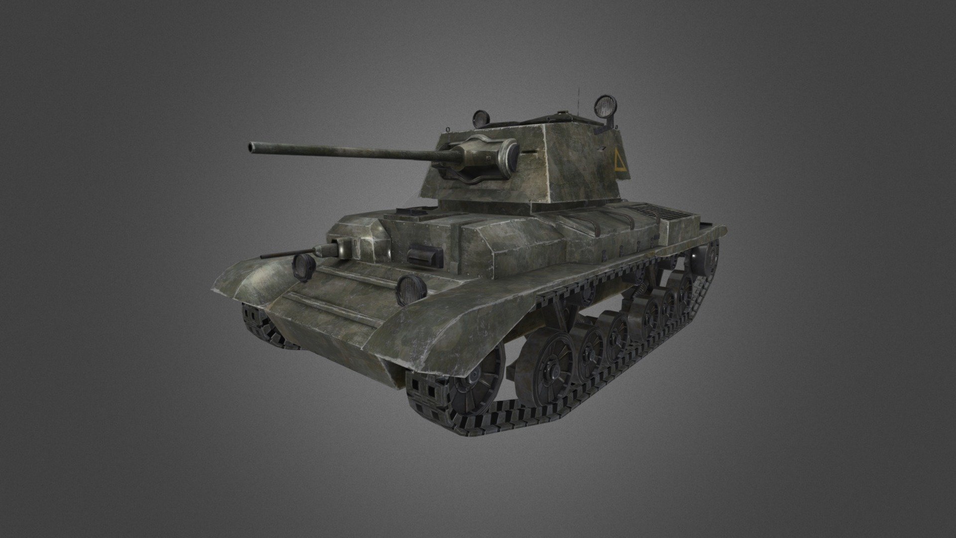 Game Ready low poly 3d model of A10 Cruiser Mk II Tank

Download: http://gamedev.cgduck.pro - A10 Cruiser Mk I I Tank - 3D model by CG Duck (@cg_duck) 3d model