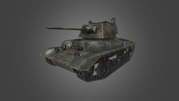 A10 Cruiser Mk I I Tank track, army, tanks, gamedev, tank, battle, weapon, game, vehicle, military, gun, war