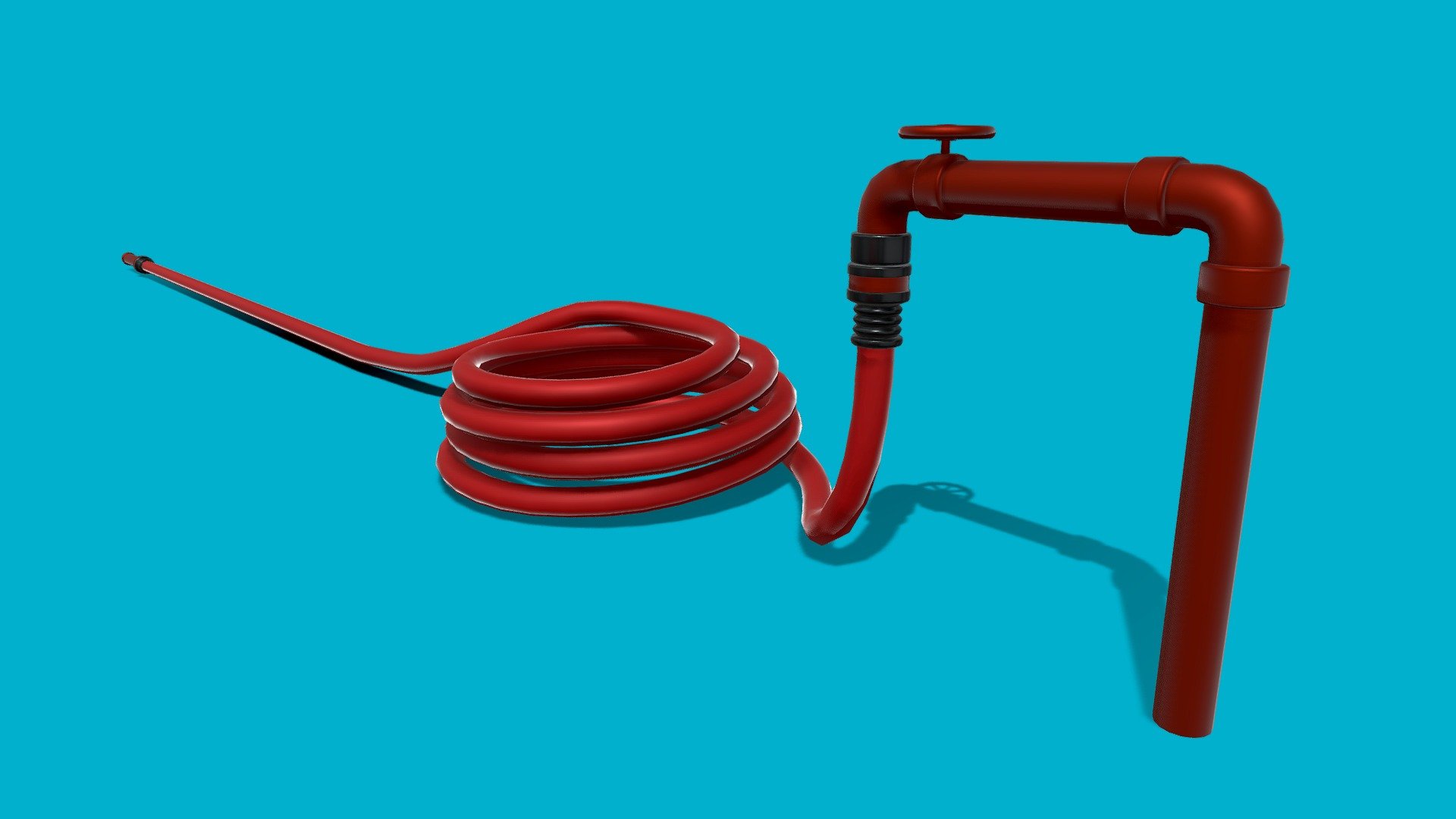 hose water - Buy Royalty Free 3D model by ostrich (@gohean33) 3d model