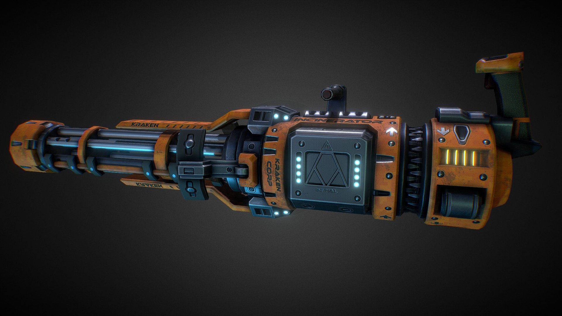 Made this minigun for the fun of it - Minigun - 3D model by shadowdragon811 3d model