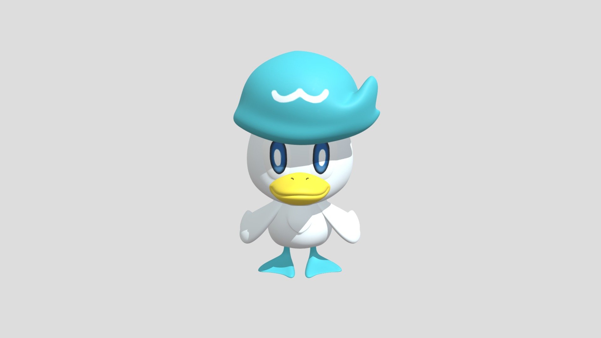 Tidy duckling reporting for duty! - Quaxly - 3D model by Cobas 3d model