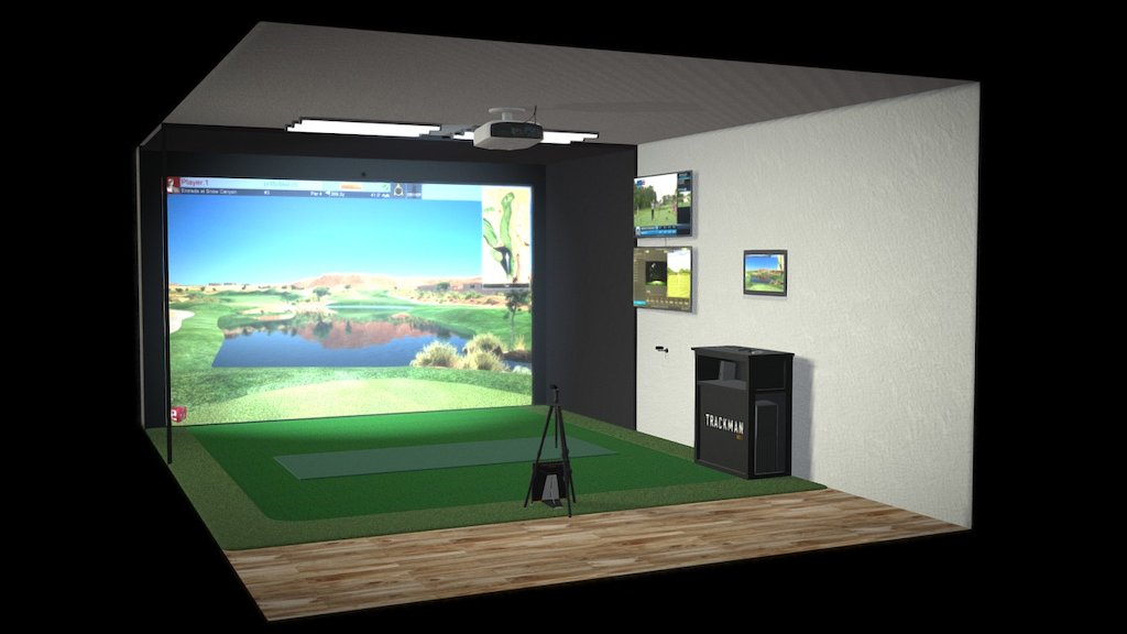 TrackMan Golf Simulator - 3D model by TrackMan 3d model
