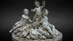 Statue Aux Enfants dits " de Versailles "