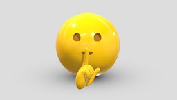 Apple Shushing Face face, set, apple, messenger, smart, pack, collection, icon, vr, ar, smartphone, android, ios, samsung, phone, print, logo, cellphone, facebook, emoticon, emotion, emoji, chatting, animoji, asset, game, 3d, low, poly, mobile, funny, emojis, memoji