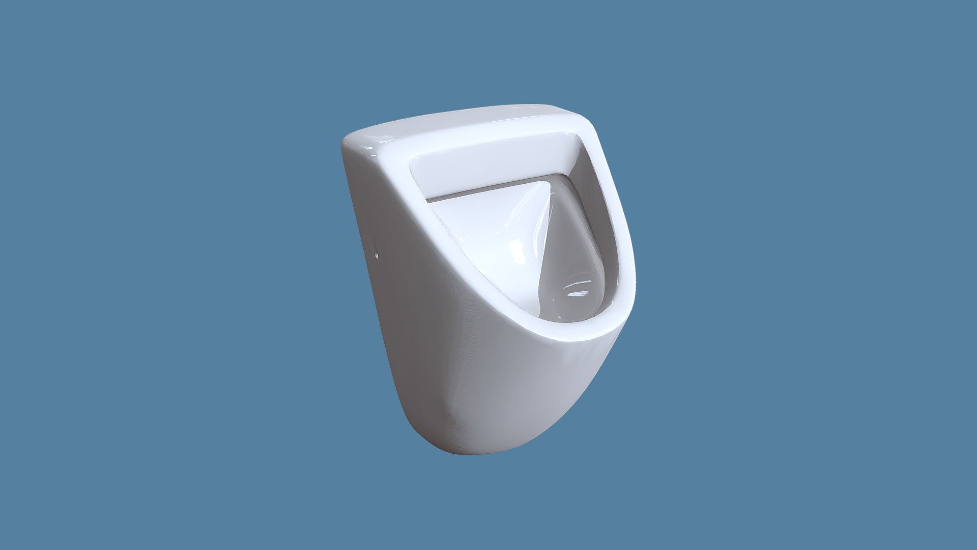 Bau Urinal Porcelain - 3D model by wemakeit3d 3d model