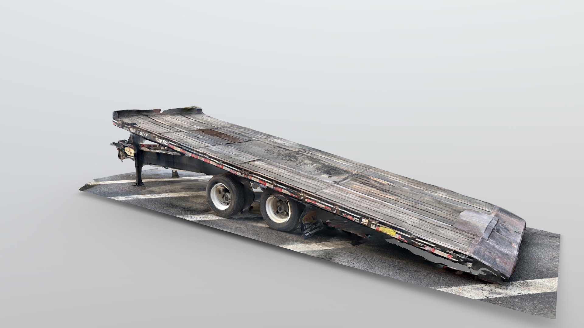Tow Truck Ramp - 3D model by Stuart Rosenberg (@s2rosenberg) 3d model