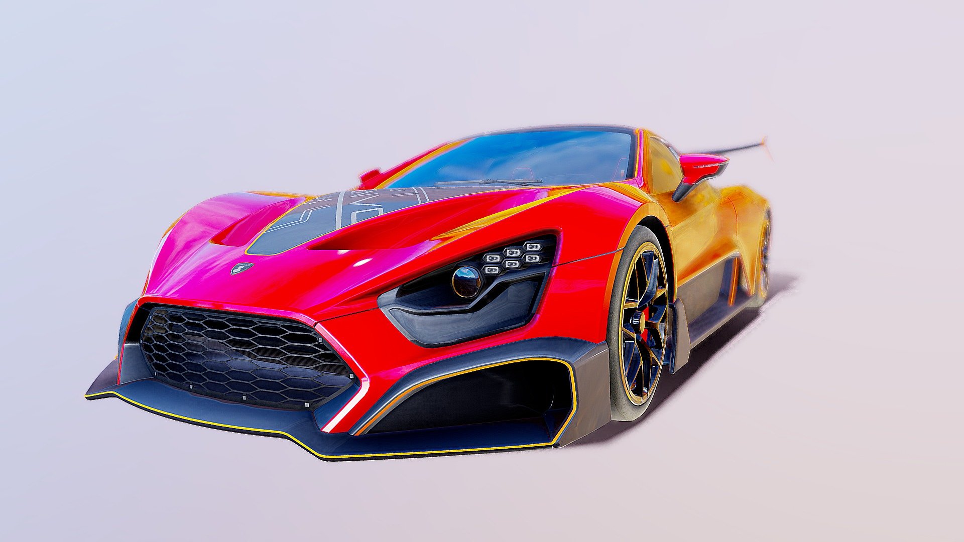 The most remarkable thing about the Zenvo TSR-S isn't its four-figure power output, its seven-figure price tag, nor the fact that its V-8 engine is force fed by two superchargers. Neither is it its claimed 6.8-second zero-to-124-mph time, which matches McLaren's claim of the Senna and is sufficient to make it one of the quickest street-legal cars on the planet. It's not even that Zenvo remains Denmark's only native automaker, despite having built only 15 cars since its foundation in 2009. While all of these points are certainly interesting, none gets close to the crowd-drawing effect of the TSR-S's unique aerodynamics.

THANKS FOR 200 FOLLOWERSSSSSSSS - 2020 Zenvo TSR-S | Special Thanks 200 Followers - Download Free 3D model by kevin (ケビン) (@sohyalebret) 3d model