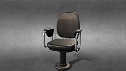 Control room chair games, salon, barber, furniture, chair-furniture, chair-office, ebers, architecture, gameart, chair, gameasset