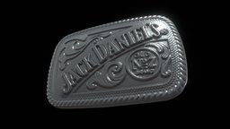Jack Daniels mini, jack, dry, shampoo, cloudcompare, daniels, belt-buckle, scan, revopoint
