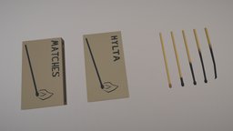 Low-Poly matches matches, lowpoly