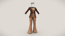 Female Retro Hippie Boho Outfit And Accessories