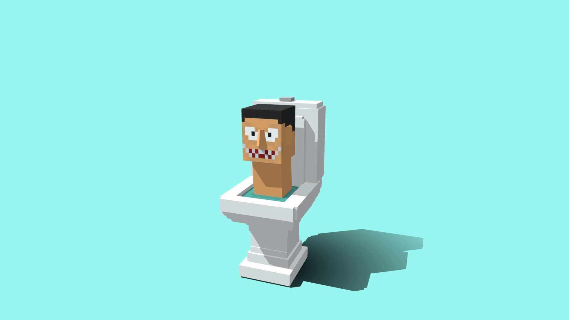 Skibidi Toilet from Skibidi Toilet (duh), made in blockbench for minecraft bedrock edition but you can also transfer it to java 3d model