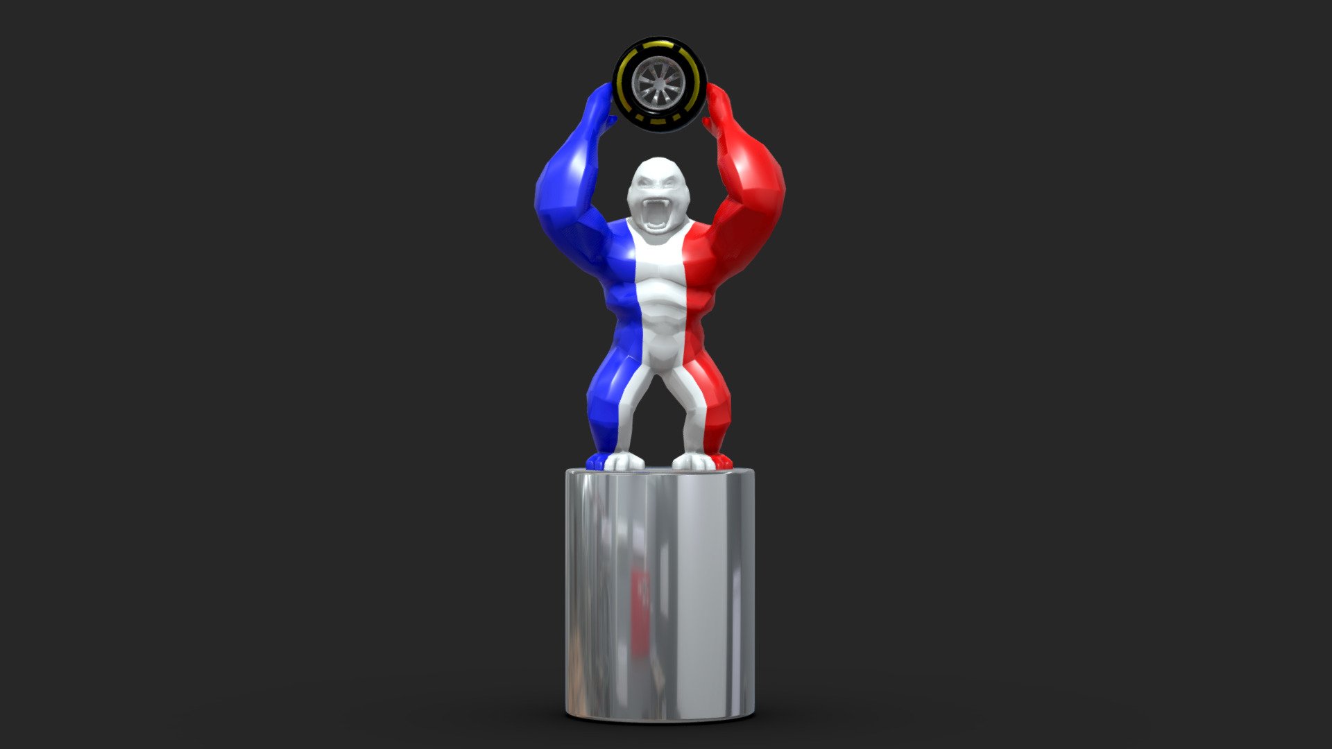 F1 France Trophy 3D - Buy Royalty Free 3D model by Shin Xiba 3D (@Xiba3D) 3d model