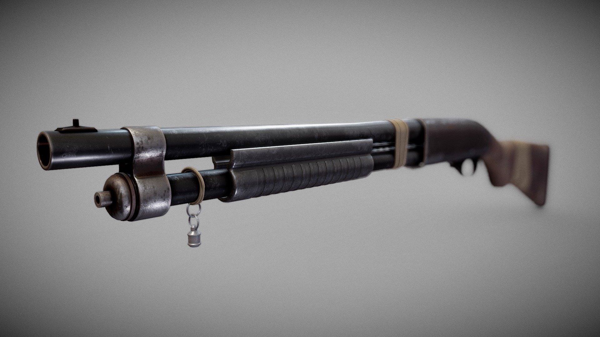 Old and heavily used Shotgun. Not based on realism at all! 
3D modeled in Blender 3.6 and Substaince Painter. Created as an exercise - Used Shotgun - 3D model by LegendsVR (@legendsvrc) 3d model