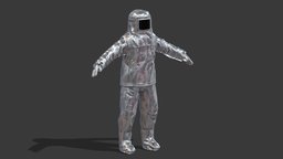 Fire Proximity Suit Low Poly Realisitc