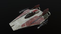 Star Wars A-wing (Rebels/RotJ design cross)