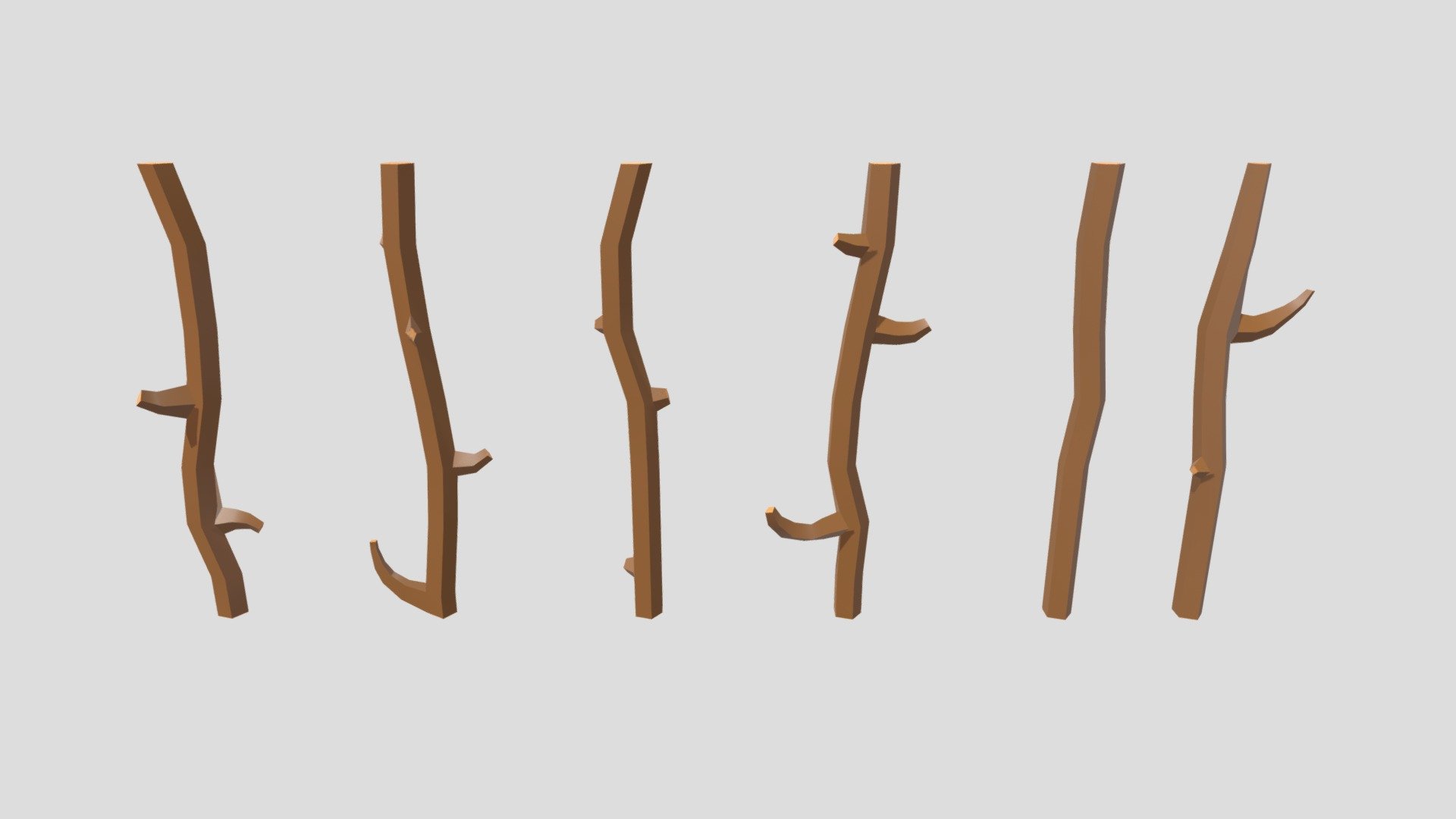 Branches - Download Free 3D model by Kieran (@kieranmurray) 3d model