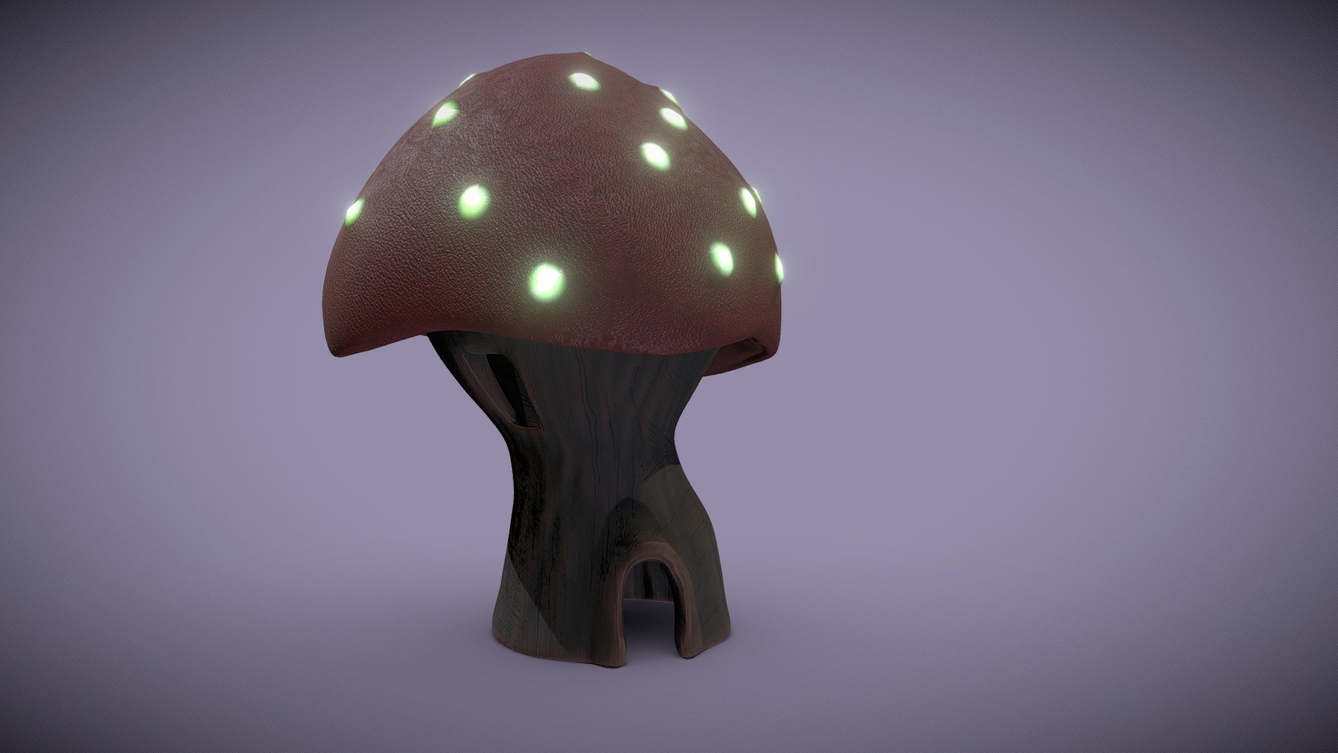 Mushroom House - Mushroom House - Buy Royalty Free 3D model by SnowyTrain (@SaifAlshrideh) 3d model