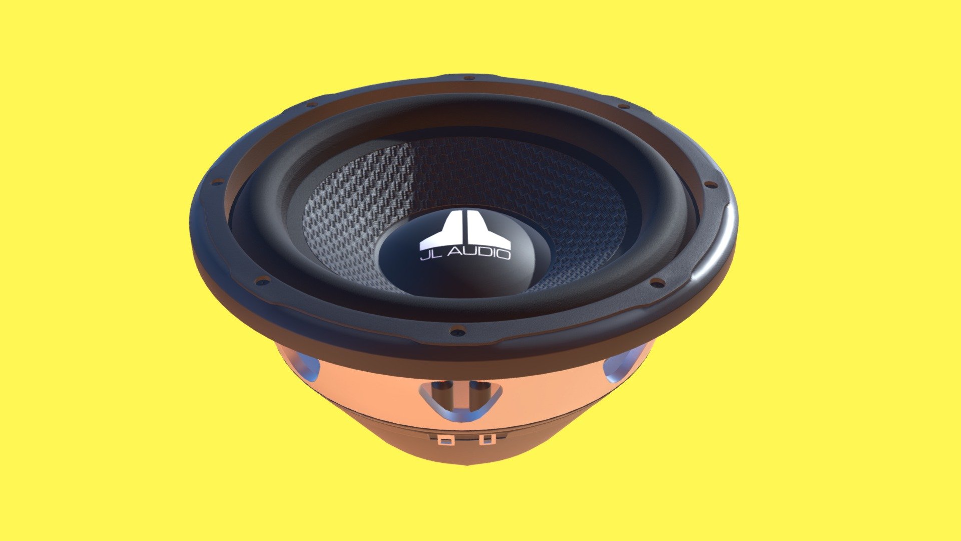 Subwoofer JL Audio blender 3d - Subwoofer JL Audio - 3D model by MCS3D (@mateusschw) 3d model
