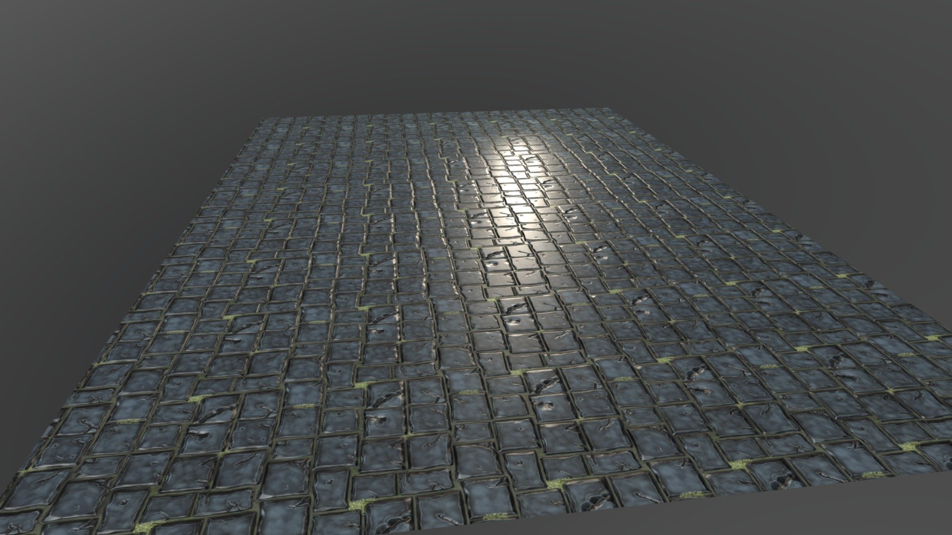 4x4 Low poly Floor with tillable textures and normals.

made in blender sculpt and handpainted 3d model
