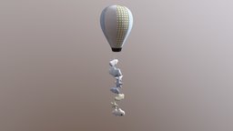 Hot Air Ballon Baby Mobile