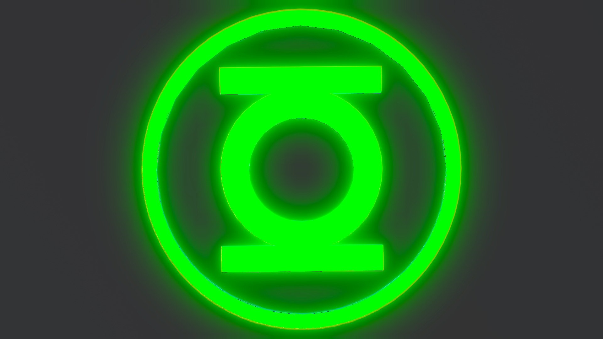 Green Lantern Symbol - 3D model by aris501 3d model