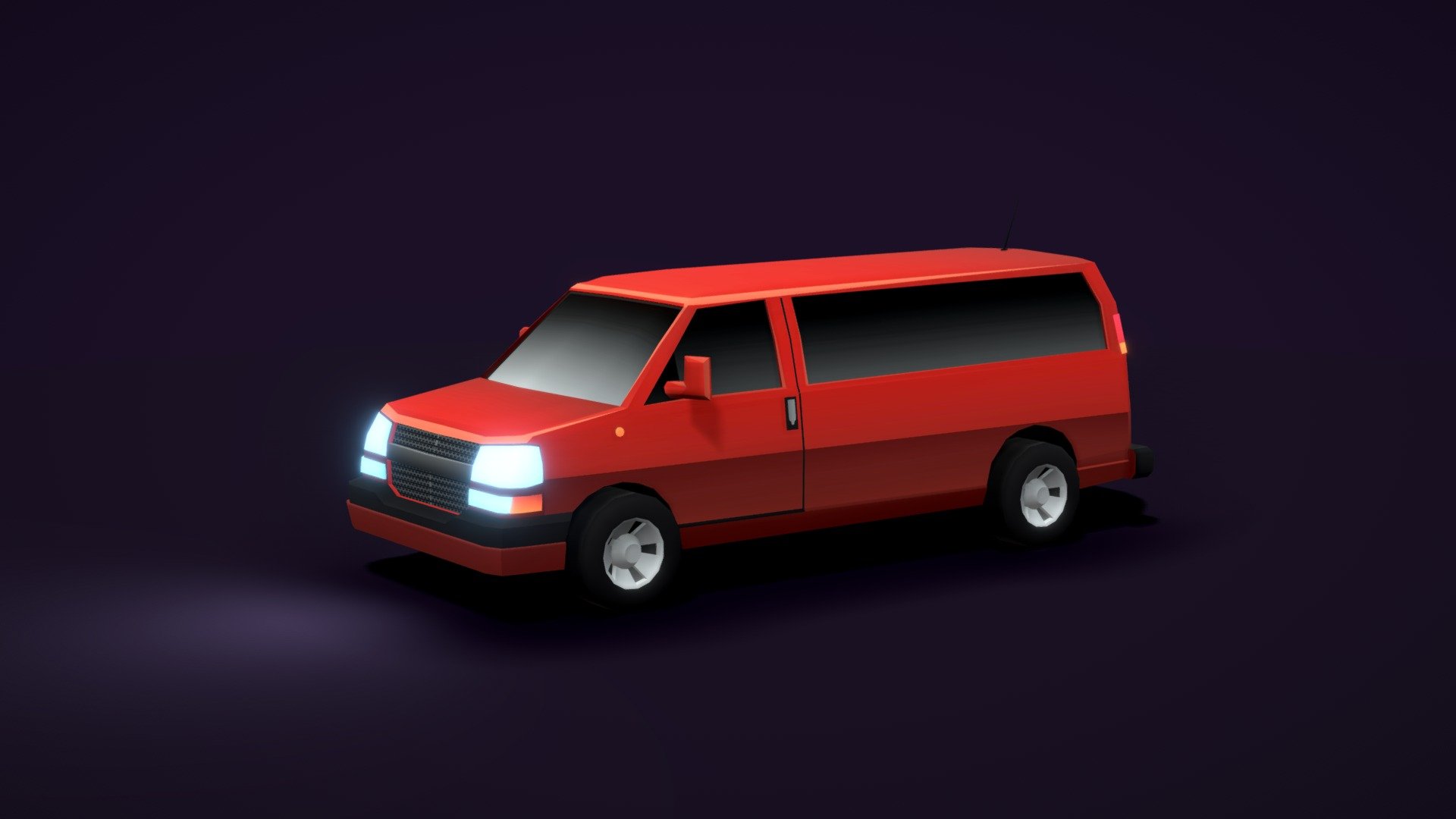 Cartoon Low Poly Chevy Astro Van  Car

Created on Cinema 4d R20

UVW Mapping gradient textured 

Game Ready,AR/ VR Ready
 - Lowpoly Cartoon Chevy Astro Van UVW Textured - Buy Royalty Free 3D model by antonmoek 3d model
