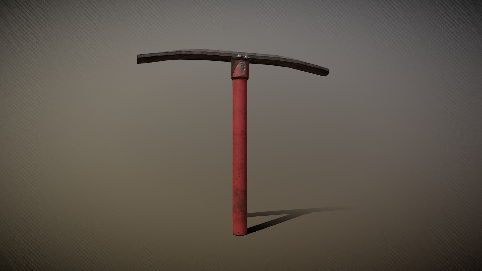Post-Apocalyptic pickaxe made out of old pipe and car spring.. Enjoy and if you use the model I appreciate a like, cheers - Pipe Pickaxe - Download Free 3D model by Thunder (@thunderpwn) 3d model