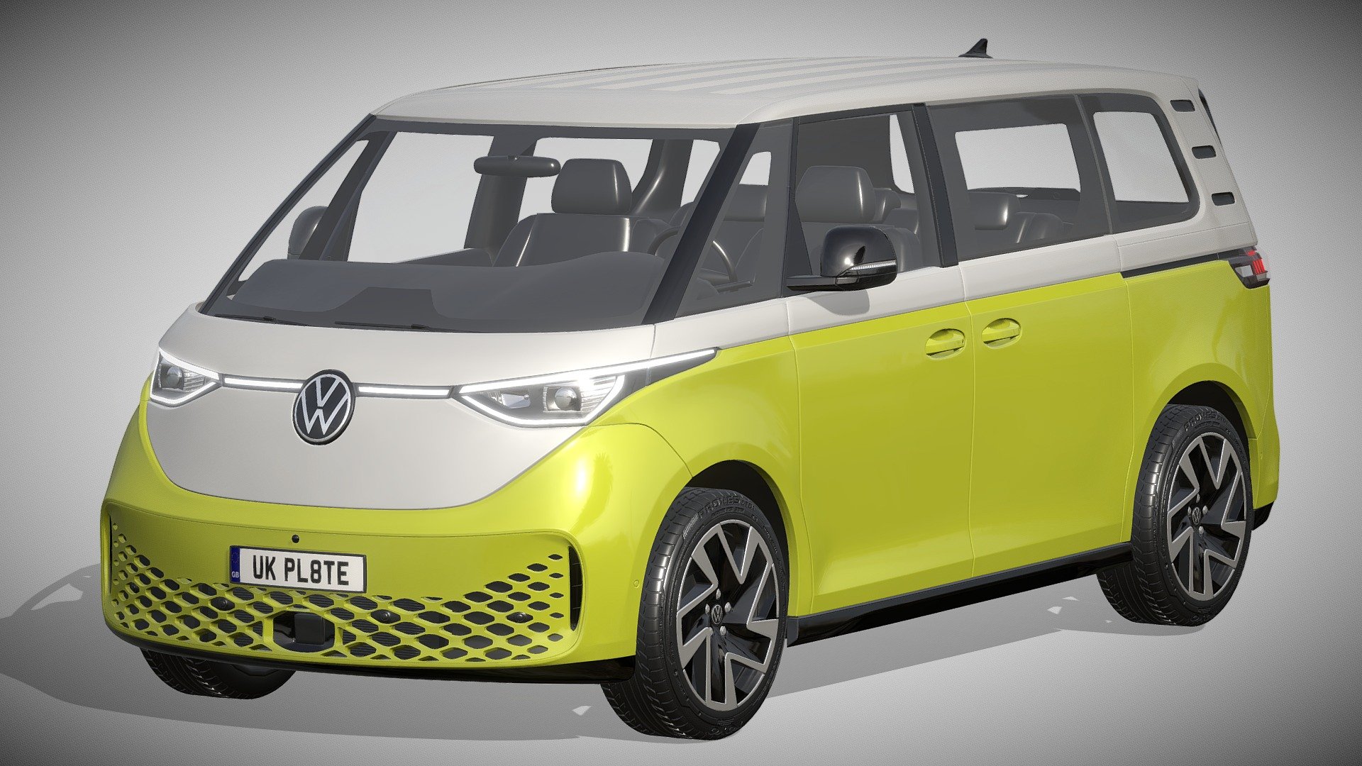 Volkswagen ID. Buzz 2023

https://www.volkswagen-nutzfahrzeuge.de/de/modelle/id-buzz.html

Clean geometry Light weight model, yet completely detailed for HI-Res renders. Use for movies, Advertisements or games

Corona render and materials

All textures include in *.rar files

Lighting setup is not included in the file! - Volkswagen ID Buzz 2023 - Buy Royalty Free 3D model by zifir3d 3d model
