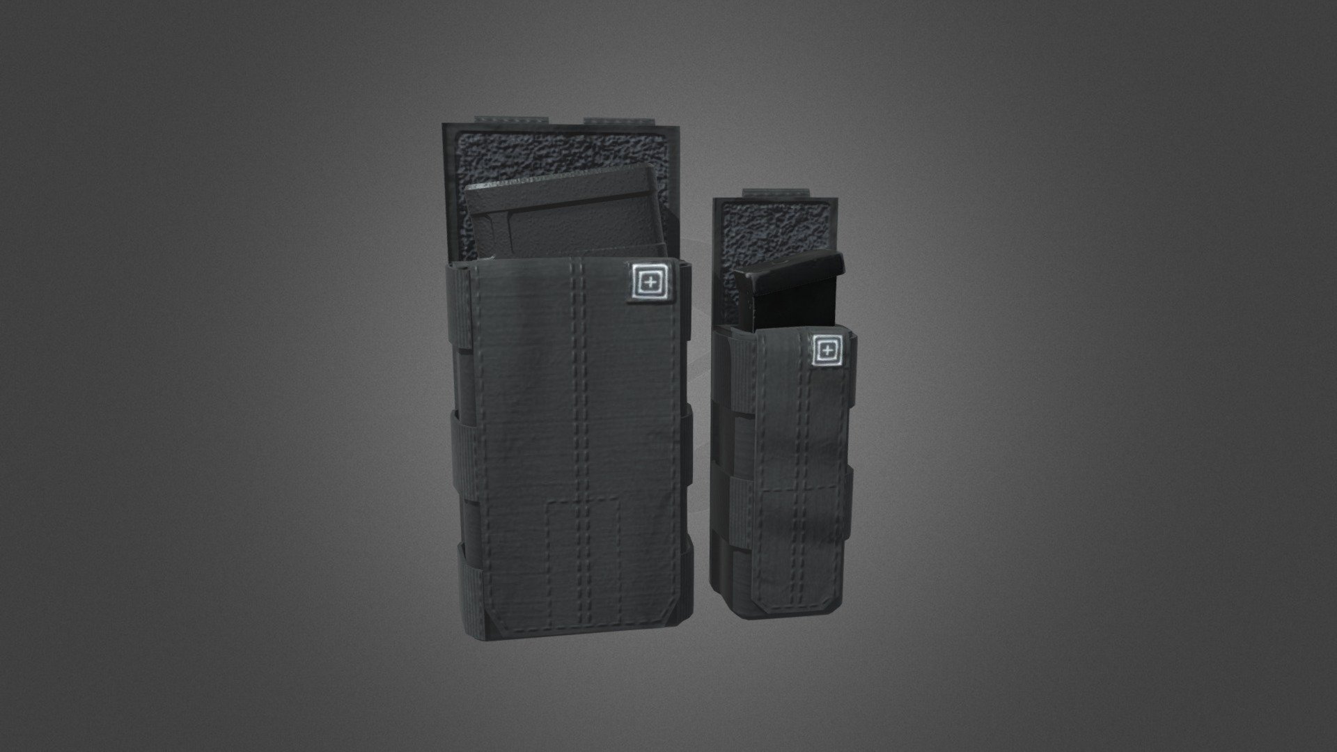 Small asset, supposed to be used on a molle vest, thus the 1024x1024 texture set for the whole 3d model