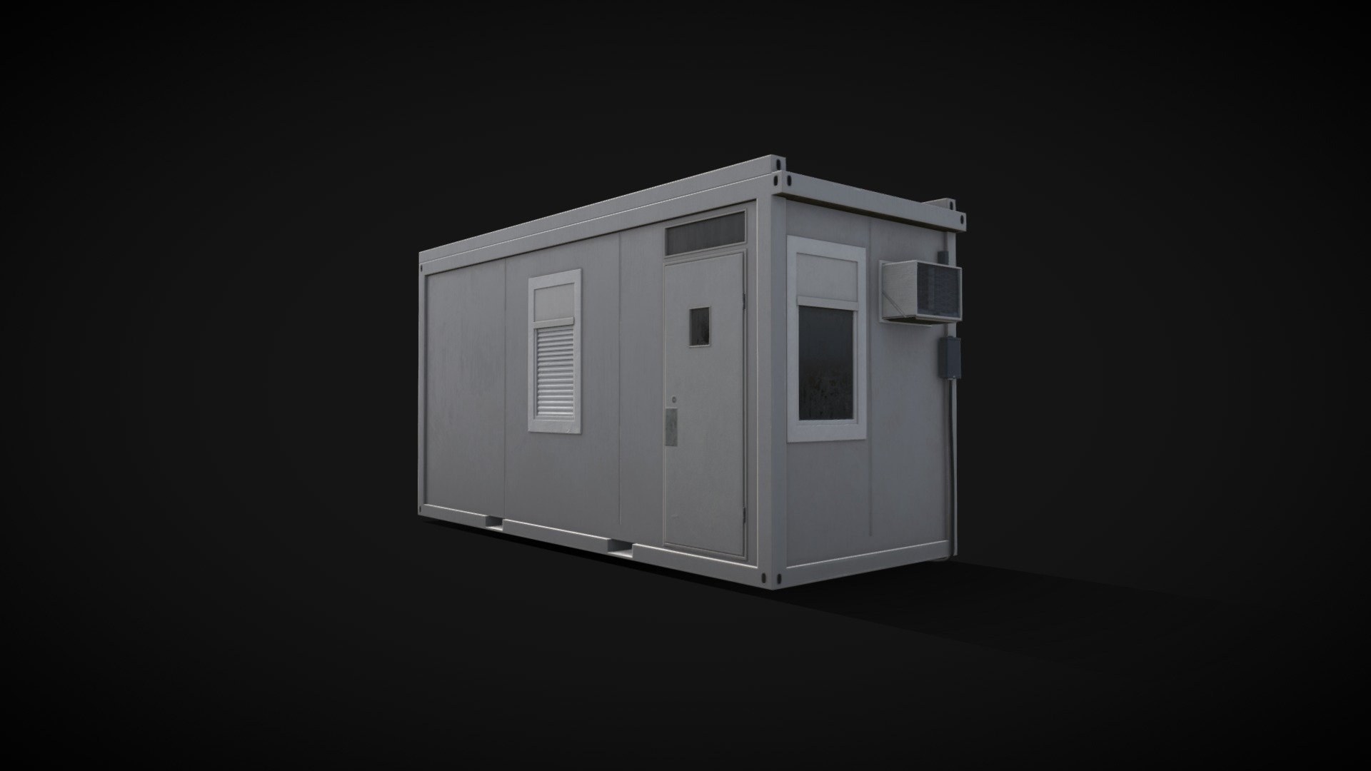 Gotta stack &lsquo;em all! These units can be in your digital scene quickly, perfectly configured and outfitted with everything you need, from polygons to textures to PBR materials, so your people can get in and get right to work. Quickly build a midular field office and fill up any empty lots in your scene 3d model