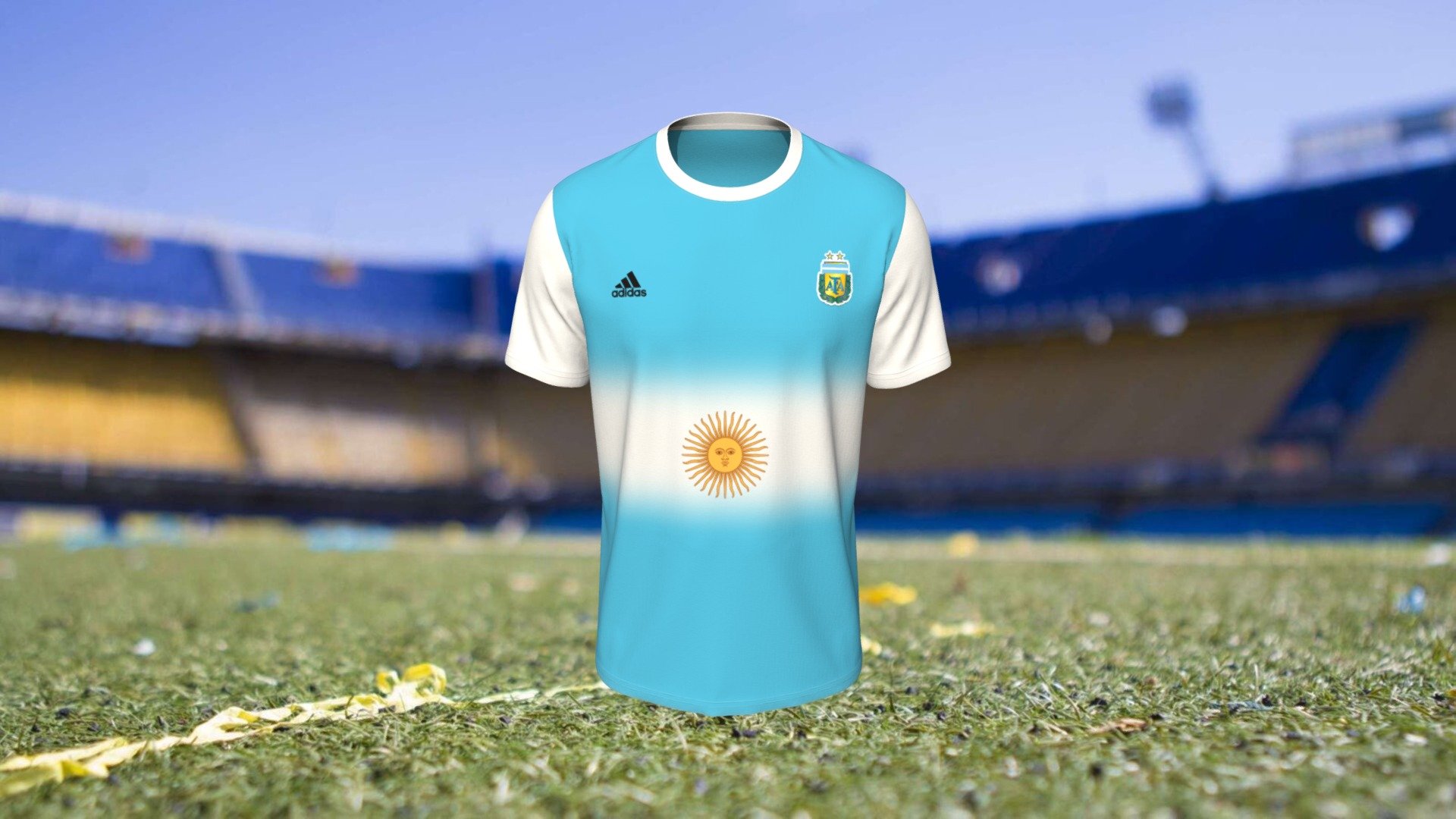 Cloth Title = Men's Replica Argentina Jersey

SKU = DG100044 

Category = Unisex 

Product Type = T-Shirt 

Cloth Length = Regular 

Body Fit = Loose Fit 

Occasion = Casual  

Sleeve Style = Set In Sleeve


Our Services:

3D Apparel Design.

OBJ,FBX,GLTF Making with High/Low Poly.

Fabric Digitalization.

Mockup making.

3D Teck Pack.

Pattern Making.

2D Illustration.

Cloth Animation and 360 Spin Video.


Contact us:- 

Email: info@digitalfashionwear.com 

Website: https://digitalfashionwear.com 


We designed all the types of cloth specially focused on product visualization, e-commerce, fitting, and production. 

We will design: 

T-shirts 

Polo shirts 

Hoodies 

Sweatshirt 

Jackets 

Shirts 

TankTops 

Trousers 

Bras 

Underwear 

Blazer 

Aprons 

Leggings 

and All Fashion items. 





Our goal is to make sure what we provide you, meets your demand 3d model